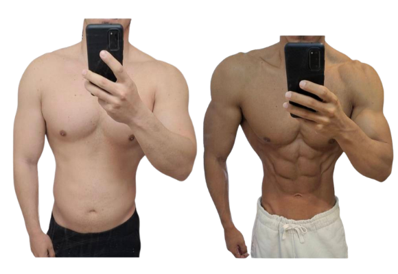 30代男性のBefore／After写真